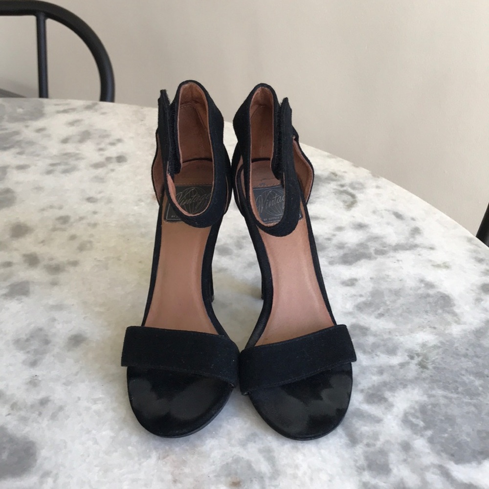 Jeffrey Campbell Black Suede Heels